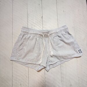 Striped Gray Women's Shorts
